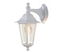 Kinkiet IP33 biały ogrodowy klasyczny dół  lampa