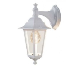 Kinkiet IP33 biały ogrodowy LANTERN 35 cm dół lampa