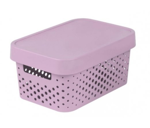 Pojemnik przechowywania MIGUEL 4,5 l różowy 27 x 19 x 12 cm  