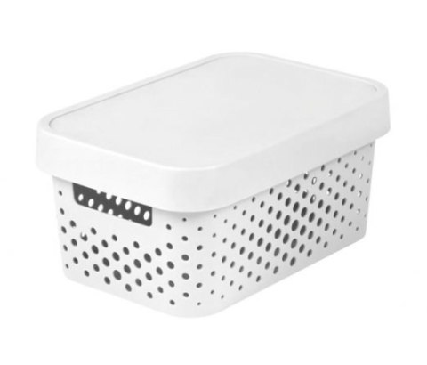 Pojemnik przechowywania MIGUEL 4,5 l biały 27 x 19 x 12 cm  