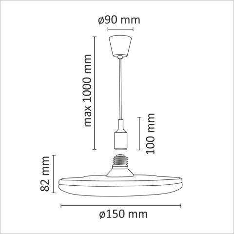 Lampa wisząca żyrandol KOKO LED 15cm biały kuchnia dzięcięca bezpieczna Lampa wisząca żyrandol KOKO LED 15cm biały kuchnia dzięcięca bezpieczna