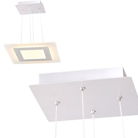 Lampa wisząca żyrandol LALUNA CUBE LED 48 CM nowoczesna salonowa Lampa wisząca żyrandol LALUNA CUBE LED 48 CM nowoczesna salonowa