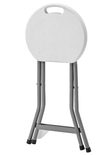 Taboret składany TWIN tworzywo HDPE białe Taboret składany TWIN tworzywo HDPE białe
