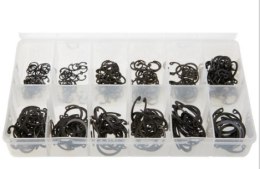 Zestaw pierścieni Segera 165szt czarne majsterkowicza   