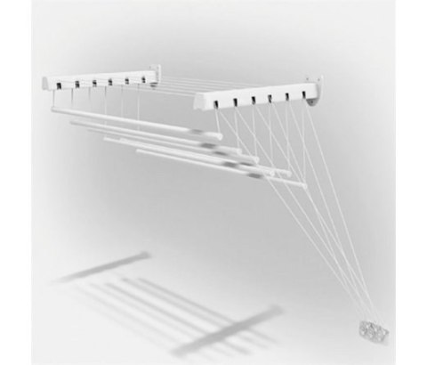 Suszarka sufitowa lub ścienna 120cm sznurki 7m 44cm szer Suszarka sufitowa lub ścienna 120cm sznurki 7m 44cm szer