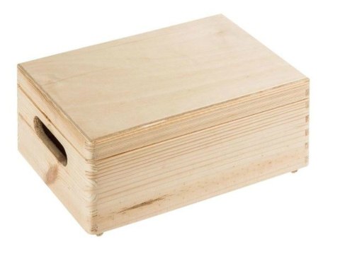 Pojemik pokrywą skrzynka CRUZ 30x15x20cm pojemność 9l sosna Pojemik pokrywą skrzynka CRUZ 30x15x20cm pojemność 9l sosna