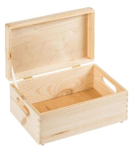 Pojemik pokrywą skrzynka CRUZ 30x15x20cm pojemność 9l sosna Pojemik pokrywą skrzynka CRUZ 30x15x20cm pojemność 9l sosna