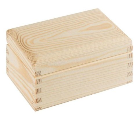 Pojemnik pokrywa skrzynka CRUZ 15x9,5x8cm pojemność 1,1l sosna Pojemnik pokrywa skrzynka CRUZ 15x9,5x8cm pojemność 1,1l sosna