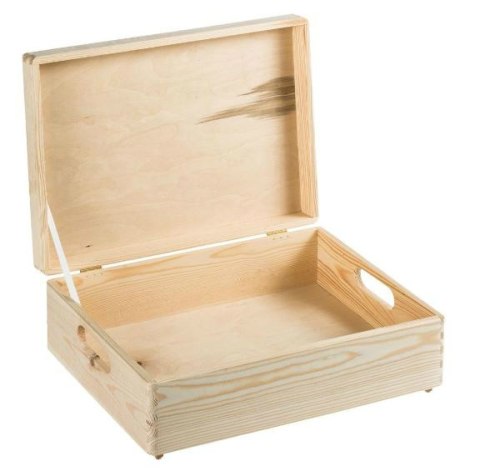Pojemik pokrywą skrzynka CRUZ 40x15x30cm pojemność 18l sosna Pojemik pokrywą skrzynka CRUZ 40x15x30cm pojemność 18l sosna