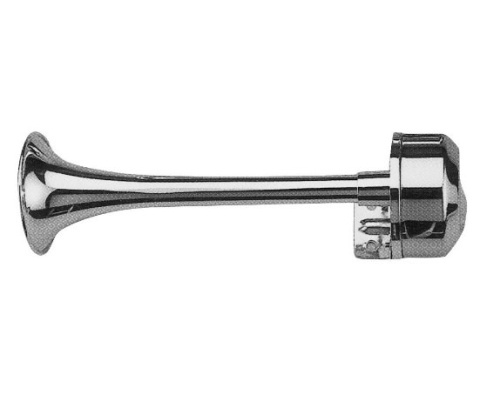 Trabka jacht statek 12v 105db chrom 30cm sygnalizacyjna Trabka jacht statek 12v 105db chrom 30cm sygnalizacyjna