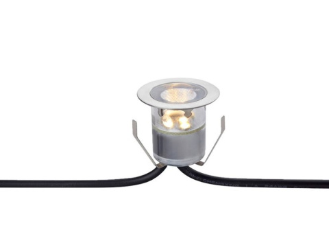 Lampa punktowa tarasowa 30mm LED IP67 12V ciepła 10szt mini Lampa punktowa tarasowa 30mm LED IP67 12V ciepła 10szt mini