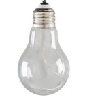 Światełka 15 lamp Solarna BULB LED 4,8m czujka zmierzchu łańcuch świetlny Światełka 15 lamp Solarna BULB LED 4,8m czujka zmierzchu łańcuch świetlny