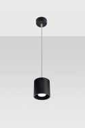 Lampa Wisząca ORBIS 1 Czarna żyrandol kuchnia salon pokój