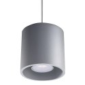 Lampa Wisząca ORBIS 1 Szara żyrandol kuchnia salon pokój
