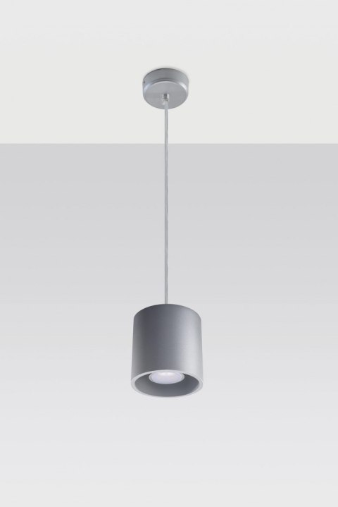 Lampa Wisząca ORBIS 1 Szara żyrandol kuchnia salon pokój Lampa Wisząca ORBIS 1 Szara żyrandol kuchnia salon pokój