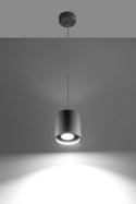 Lampa Wisząca ORBIS 1 Szara żyrandol kuchnia salon pokój