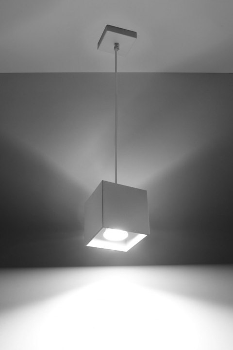 Lampa Wisząca QUAD 1 Biała żyrandol kuchnia salon pokój Lampa Wisząca QUAD 1 Biała żyrandol kuchnia salon pokój