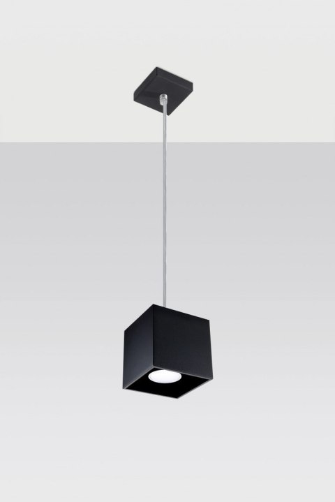 Lampa Wisząca QUAD 1 Czarna żyrandol kuchnia salon pokój Lampa Wisząca QUAD 1 Czarna żyrandol kuchnia salon pokój