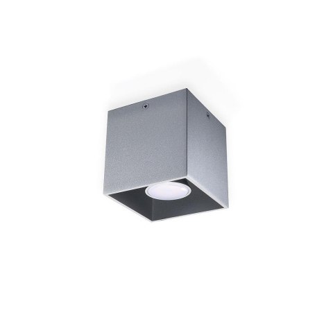 Plafon QUAD 1 Szary sufit sufitowa lampa spot punkt Plafon QUAD 1 Szary sufit sufitowa lampa spot punkt