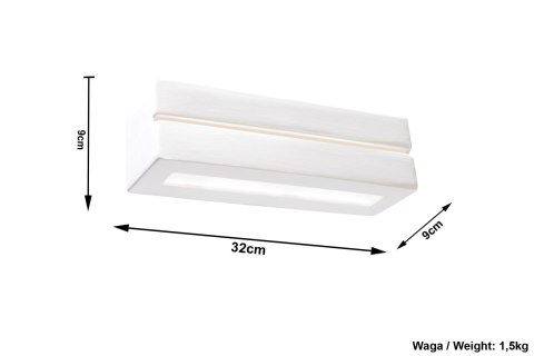 Kinkiet Ceramiczny VEGA LINE ścienna domowa lampa nowoczesna Kinkiet Ceramiczny VEGA LINE ścienna domowa lampa nowoczesna