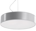 Lampa Wisząca ARENA 45 Szara żyrandol kuchnia salon pokój