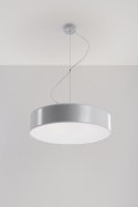 Lampa Wisząca ARENA 45 Szara żyrandol kuchnia salon pokój