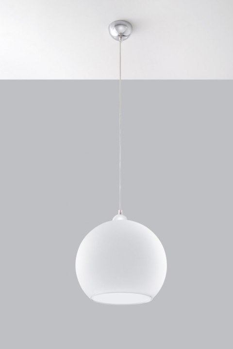 Lampa Wisząca BALL Biała żyrandol kuchnia salon pokój Lampa Wisząca BALL Biała żyrandol kuchnia salon pokój