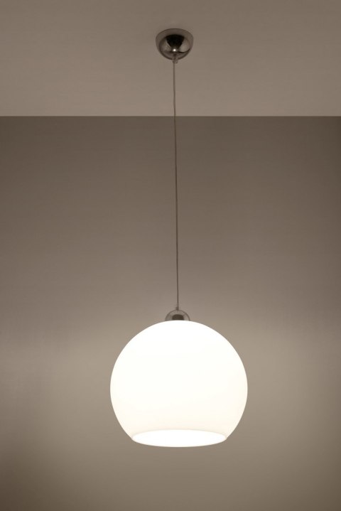Lampa Wisząca BALL Biała żyrandol kuchnia salon pokój Lampa Wisząca BALL Biała żyrandol kuchnia salon pokój