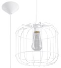 Lampa Wisząca Celta Biała żyrandol kuchnia salon pokój