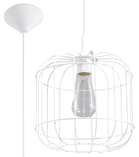 Lampa Wisząca Celta Biała żyrandol kuchnia salon pokój Lampa Wisząca Celta Biała żyrandol kuchnia salon pokój