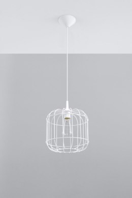 Lampa Wisząca Celta Biała żyrandol kuchnia salon pokój