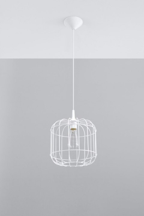Lampa Wisząca Celta Biała żyrandol kuchnia salon pokój Lampa Wisząca Celta Biała żyrandol kuchnia salon pokój