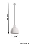 Lampa Wisząca Damaso żyrandol kuchnia salon pokój