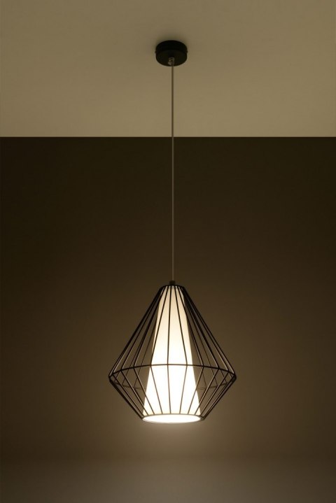 Lampa Wisząca Demi Czarna żyrandol kuchnia salon pokój Lampa Wisząca Demi Czarna żyrandol kuchnia salon pokój