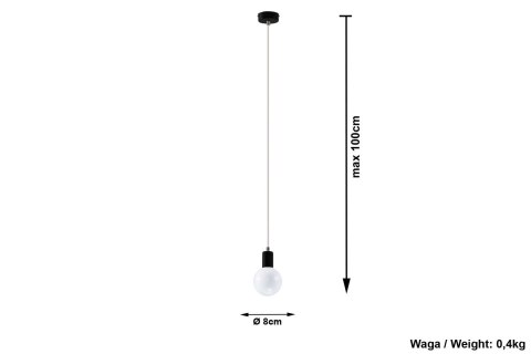Lampa Wisząca EDISON Biała żyrandol kuchnia salon pokój Lampa Wisząca EDISON Biała żyrandol kuchnia salon pokój