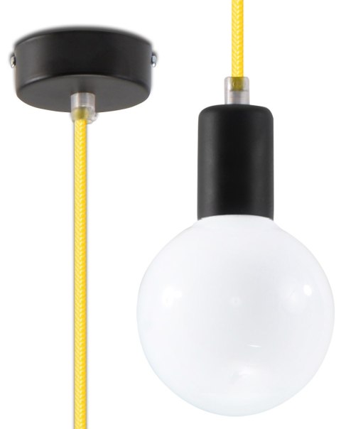 Lampa Wisząca EDISON Żółta żyrandol kuchnia salon pokój Lampa Wisząca EDISON Żółta żyrandol kuchnia salon pokój