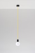 Lampa Wisząca EDISON Żółta żyrandol kuchnia salon pokój Lampa Wisząca EDISON Żółta żyrandol kuchnia salon pokój