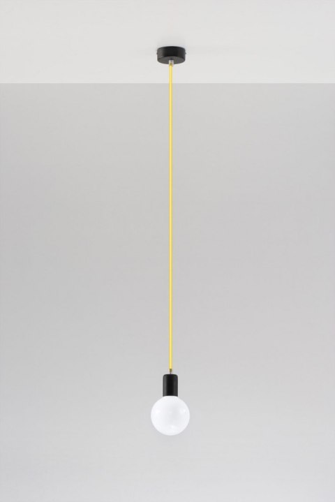 Lampa Wisząca EDISON Żółta żyrandol kuchnia salon pokój Lampa Wisząca EDISON Żółta żyrandol kuchnia salon pokój