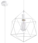 Lampa Wisząca Gaspare Biała żyrandol kuchnia salon pokój