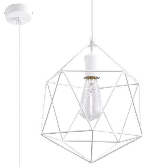 Lampa Wisząca Gaspare Biała żyrandol kuchnia salon pokój Lampa Wisząca Gaspare Biała żyrandol kuchnia salon pokój