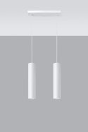 Lampa Wisząca LAGOS 2 Biały żyrandol kuchnia salon pokój