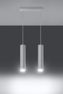 Lampa Wisząca LAGOS 2 Biały żyrandol kuchnia salon pokój