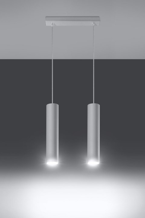 Lampa Wisząca LAGOS 2 Biały żyrandol kuchnia salon pokój Lampa Wisząca LAGOS 2 Biały żyrandol kuchnia salon pokój