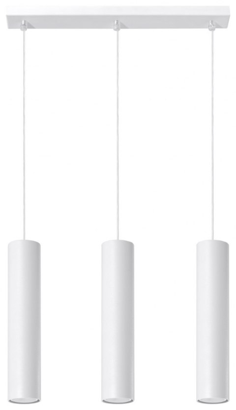 Lampa Wisząca LAGOS 3 Biały żyrandol kuchnia salon pokój Lampa Wisząca LAGOS 3 Biały żyrandol kuchnia salon pokój