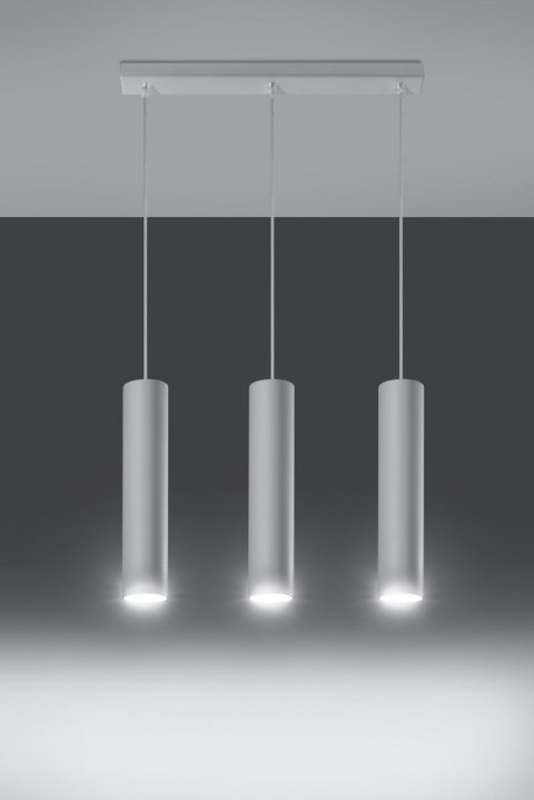 Lampa Wisząca LAGOS 3 Biały żyrandol kuchnia salon pokój Lampa Wisząca LAGOS 3 Biały żyrandol kuchnia salon pokój