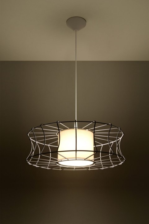 Lampa Wisząca Salerno Biała żyrandol kuchnia salon pokój Lampa Wisząca Salerno Biała żyrandol kuchnia salon pokój