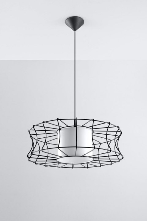 Lampa Wisząca Salerno Czarna żyrandol kuchnia salon pokój Lampa Wisząca Salerno Czarna żyrandol kuchnia salon pokój