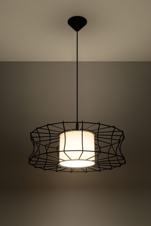 Lampa Wisząca Salerno Czarna żyrandol kuchnia salon pokój Lampa Wisząca Salerno Czarna żyrandol kuchnia salon pokój