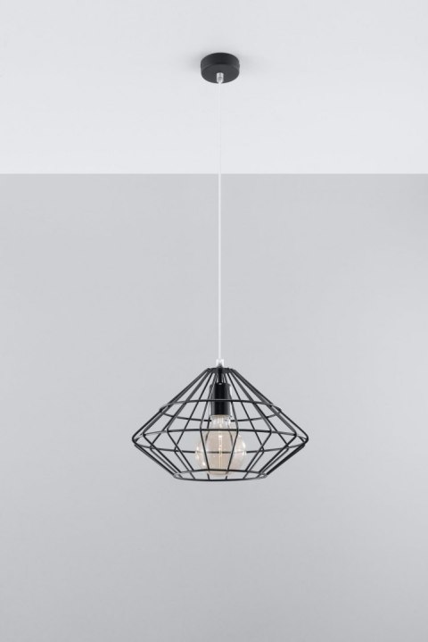 Lampa Wisząca Umberto Czarna żyrandol kuchnia salon pokój Lampa Wisząca Umberto Czarna żyrandol kuchnia salon pokój