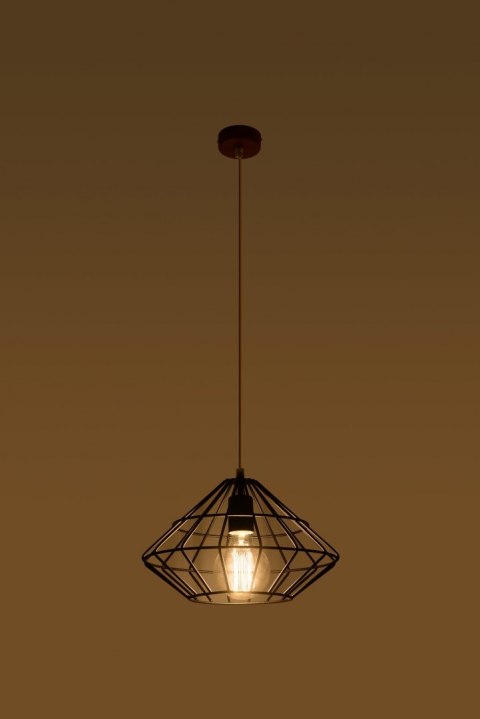Lampa Wisząca Umberto Czarna żyrandol kuchnia salon pokój Lampa Wisząca Umberto Czarna żyrandol kuchnia salon pokój